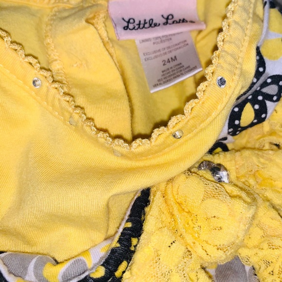 2T 24M bubble top outfit with ruffle leggings set - Picture 6 of 9